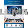 Игровая ТВ-приставка M8 mini 4K на Android TV с встроенным эмулятором ретро-игр и джойстиками